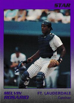 1989 Star Ft. Lauderdale Yankees #24 Melvin Rosario Front