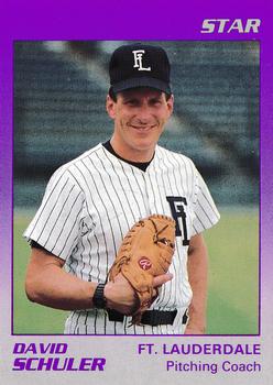 1989 Star Ft. Lauderdale Yankees #29 David Schuler Front