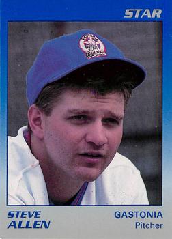 1989 Star Gastonia Rangers #1 Steve Allen Front
