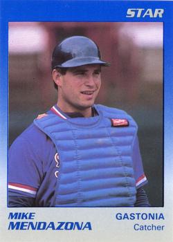 1989 Star Gastonia Rangers #15 Mike Mendazona Front