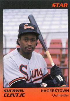 1989 Star Hagerstown Suns #3 Sherwin Cijntje Front