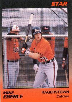 1989 Star Hagerstown Suns #6 Mike Eberle Front