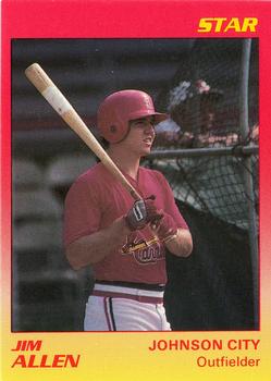 1989 Star Johnson City Cardinals #1 Jim Allen Front