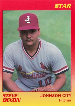 1989 Star Johnson City Cardinals #8 Steve Dixon Front