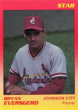 1989 Star Johnson City Cardinals #10 Bryan Eversgerd Front