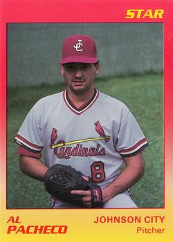 1989 Star Johnson City Cardinals #17 Al Pacheco Front