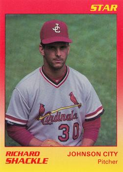 1989 Star Johnson City Cardinals #20 Richard Shackle Front