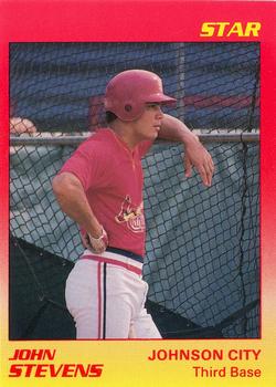 1989 Star Johnson City Cardinals #21 John Stevens Front