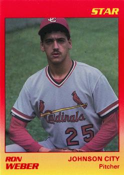 1989 Star Johnson City Cardinals #22 Ron Weber Front