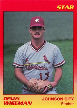 1989 Star Johnson City Cardinals #23 Denny Wiseman Front