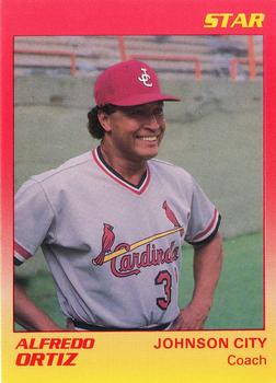 1989 Star Johnson City Cardinals #25 Alfredo Ortiz Front