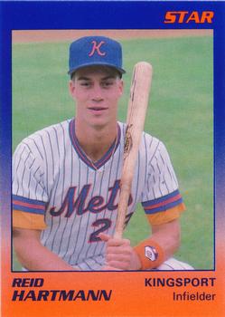 1989 Star Kingsport Mets #13 Reid Hartmann Front