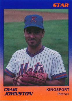 1989 Star Kingsport Mets #14 Craig Johnston Front