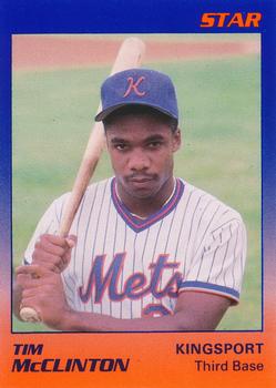 1989 Star Kingsport Mets #16 Tim McClinton Front