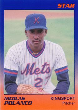 1989 Star Kingsport Mets #19 Nicolas Polanco Front