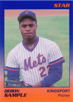 1989 Star Kingsport Mets #20 Deron Sample Front