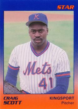 1989 Star Kingsport Mets #21 Craig Scott Front