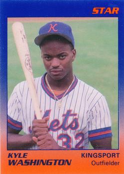 1989 Star Kingsport Mets #25 Kyle Washington Front