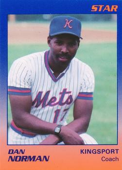 1989 Star Kingsport Mets #27 Dan Norman Front