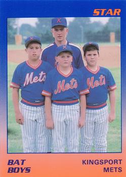 1989 Star Kingsport Mets #29 Tyler Hobbs / Josh Brickey / Ben Smith / Travis Nelson Front