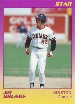 1989 Star Kinston Indians #4 Jim Bruske Front