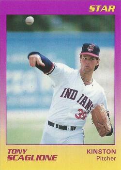 1989 Star Kinston Indians #22 Tony Scaglione Front