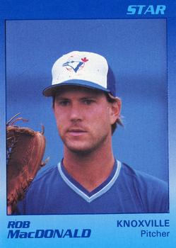 1989 Star Knoxville Blue Jays #11 Rob MacDonald Front