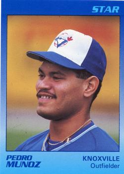 1989 Star Knoxville Blue Jays #14 Pedro Munoz Front