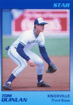 1989 Star Knoxville Blue Jays #16 Tom Quinlan Front