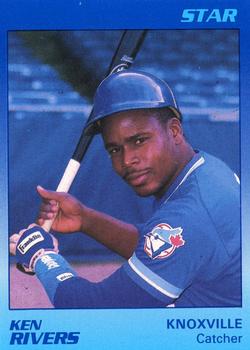 1989 Star Knoxville Blue Jays #17 Ken Rivers Front