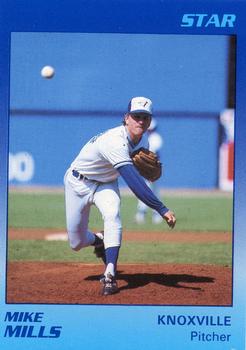 1989 Star Knoxville Blue Jays #23 Mike Mills Front
