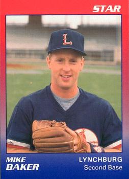 1989 Star Lynchburg Red Sox #1 Mike Baker Front