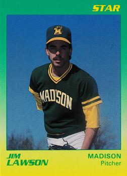 1989 Star Madison Muskies #12 Jim Lawson Front