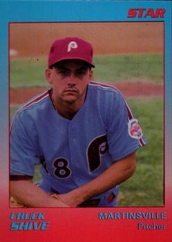 1989 Star Martinsville Phillies #28 Chuck Shive Front
