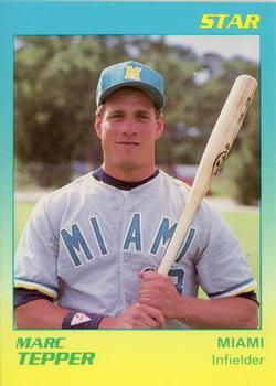 1989 Star Miami Miracle I #19 Marc Tepper Front