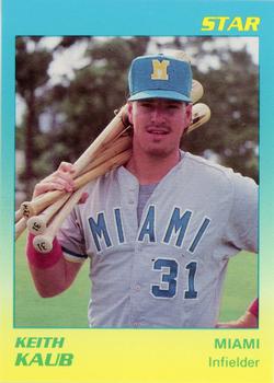 1989 Star Miami Miracle I #21 Keith Kaub Front