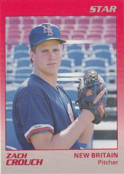 1989 Star New Britain Red Sox #4 Zach Crouch Front