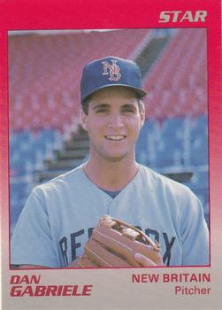 1989 Star New Britain Red Sox #6 Dan Gabriele Front
