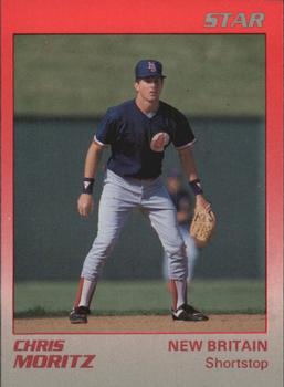 1989 Star New Britain Red Sox #11 Chris Moritz Front
