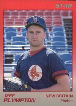 1989 Star New Britain Red Sox #16 Jeff Plympton Front