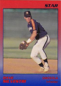 1989 Star Osceola Astros #22 Dave Silvestri Front