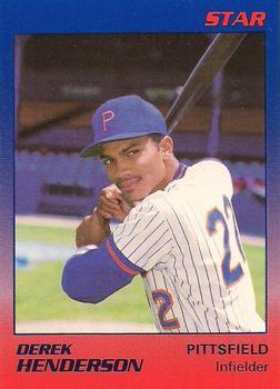1989 Star Pittsfield Mets #8 Derek Henderson Front