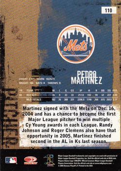 2005 Donruss Leather & Lumber #110 Pedro Martinez Back