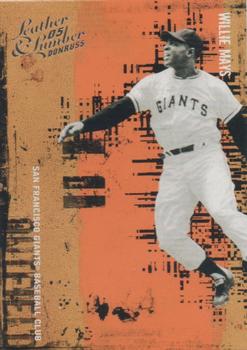 2005 Donruss Leather & Lumber #150 Willie Mays Front