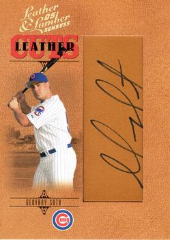 2005 Donruss Leather & Lumber #LC-159 Geovany Soto Front