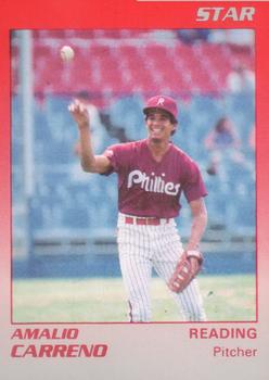 1989 Star Reading Phillies #6 Amalio Carreno Front