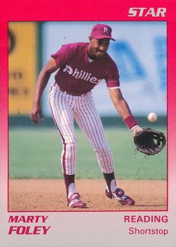 1989 Star Reading Phillies #11 Marty Foley Front