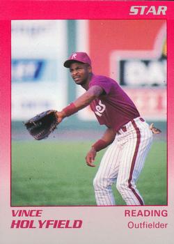 1989 Star Reading Phillies #15 Vince Holyfield Front
