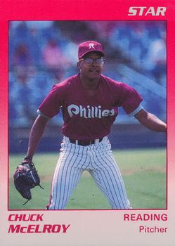 1989 Star Reading Phillies #18 Chuck McElroy Front