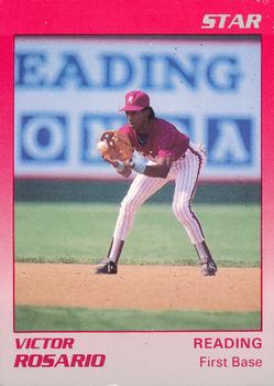 1989 Star Reading Phillies #20 Victor Rosario Front